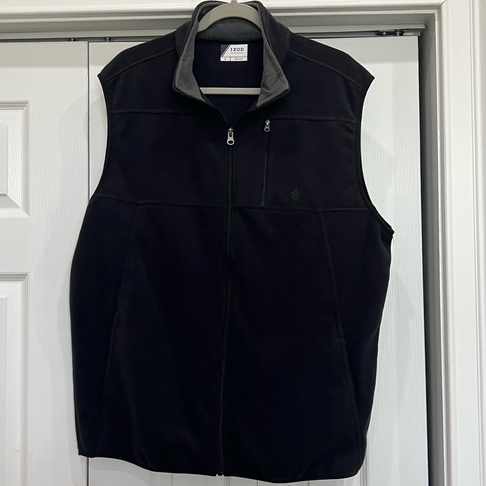 Black sweater vest